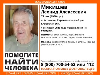 В Кирово-Чепецком районе ищут 75-летнего пенсионера, заблудившегося в лесу