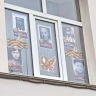 В Уфе стартовала патриотическая акция «Окна Победы»