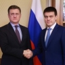 Александр Новак встретился с губернатором Красноярского края Михаилом Котюковым