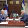 Радий Хабиров встретился с главой Салавата Маратом Загидуллиным