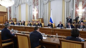 Встреча Михаила Мишустина с депутатами фракции «Новые люди» в Государственной Думе