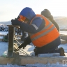 Строители Ленского моста начали буровые работы на правом берегу Лены