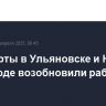 Аэропорты в Ульяновске и Нижнем Новгороде возобновили работу