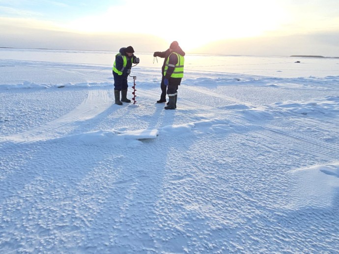 Минтранс Якутии проверил подготовку ледовой переправы Хатассы – Павловск