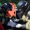 В Новомосковске прошли областные соревнования спасателей по ликвидации последствий ДТП