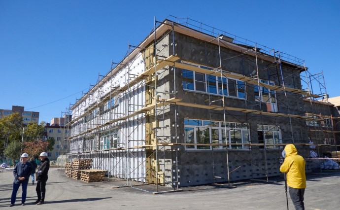 Масштабный ремонт детского сада "Веснушка" в Южно-Сахалинске завершат до конца ноября