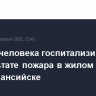 Четыре человека госпитализированы в результате пожара в жилом доме в Ханты-Мансийске