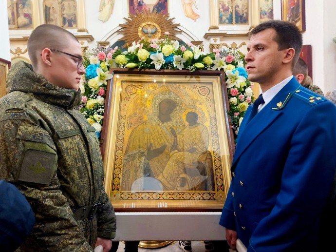 Православные отметили День Старорусской иконы Божией Матери