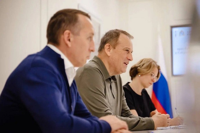 Курскую область с визитом посетил губернатор Ленинградской области Александр Дрозденко