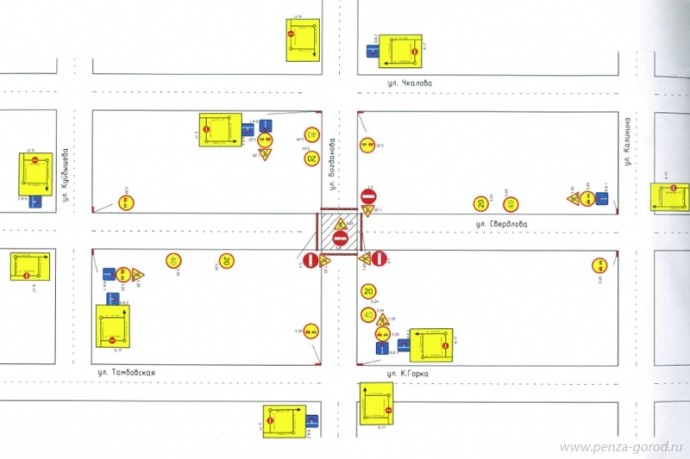 На улице Свердлова в Пензе продлили ограничения движения На улице Свердлова в Пензе продлили ограничения движения