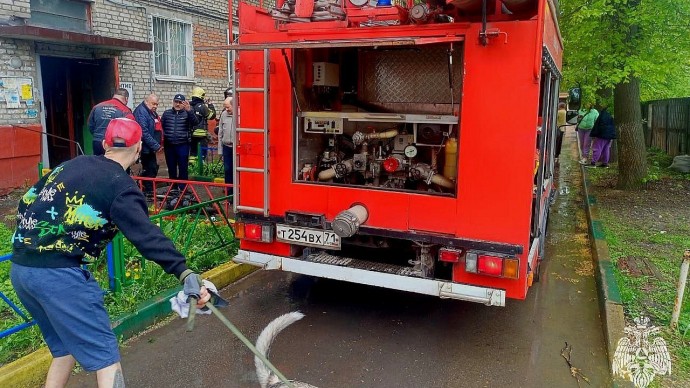 За сутки пожары произошли в Туле и Новомосковске