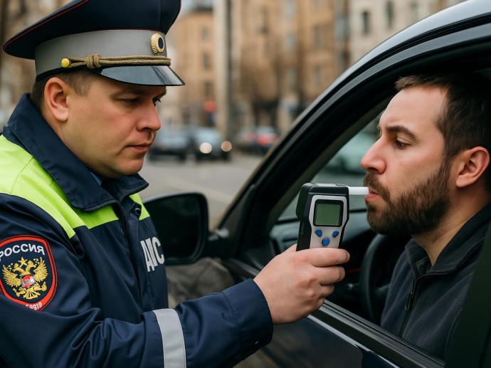 Водителям напомнили о правилах проведения теста на алкоголь на дороге