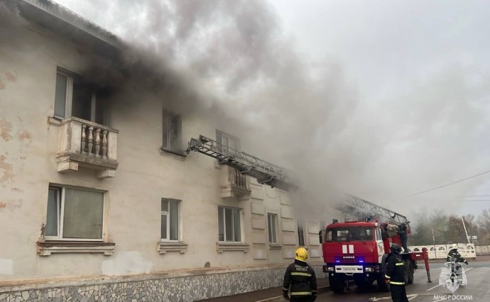 При пожаре в Башкирии пострадал пожилой мужчина При пожаре в Башкирии пострадал пожилой мужчина