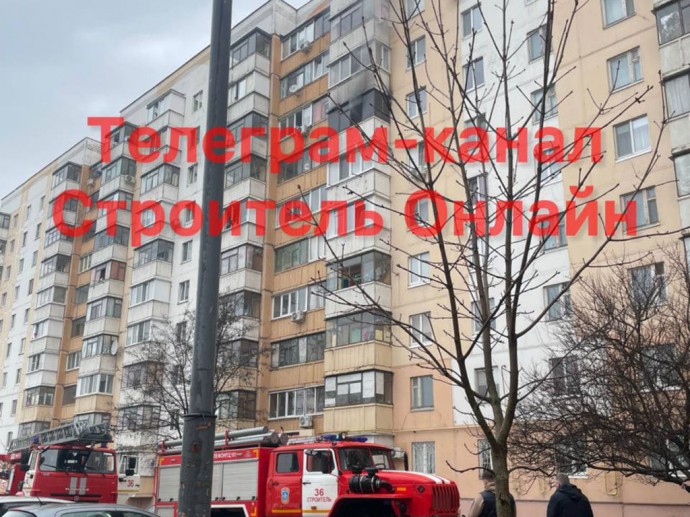 В Строителе из‑за пожара в многоэтажке эвакуировали 26 человек