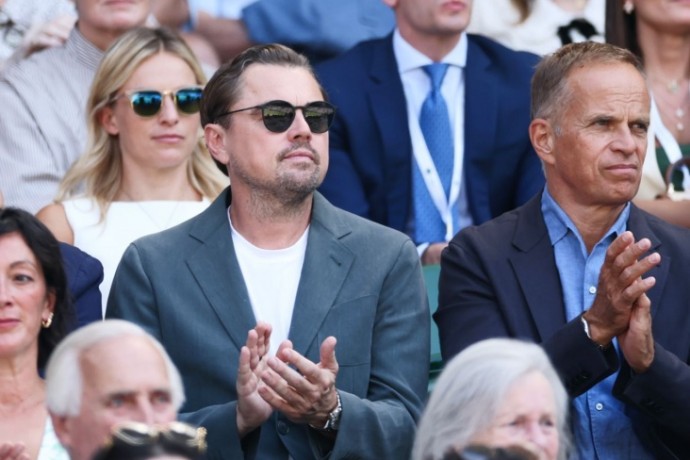 Ди Каприо посетил матч Уимблдона