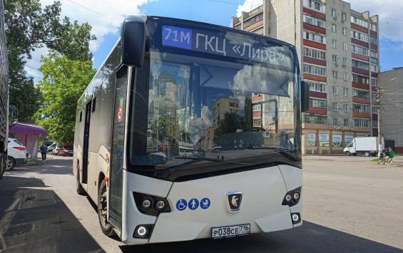 В Курске тестируют новый автобус КамАЗ-4290 на маршруте №71м