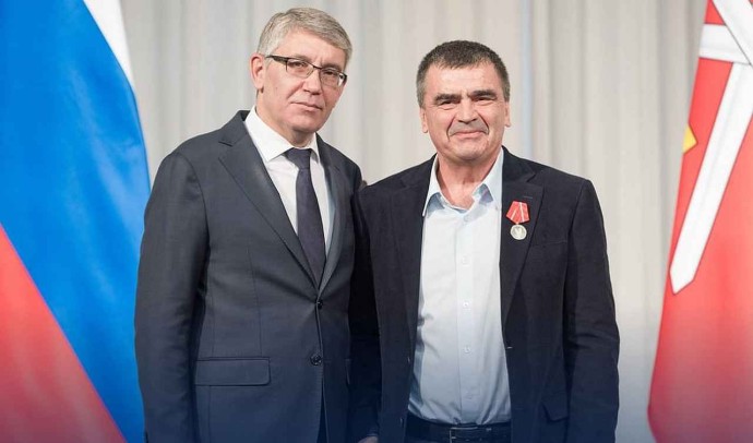 Тульский охотинспектор награжден медалью за задержание нарушителя