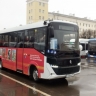 Выставка дорожной и пассажирской техники привлекла множество горожан на площадь Ленина
