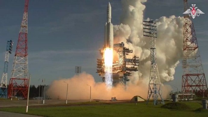Ракета-носитель «Ангара-А5» стартовала с космодрома Плесецк со спутниками в интересах МО РФ