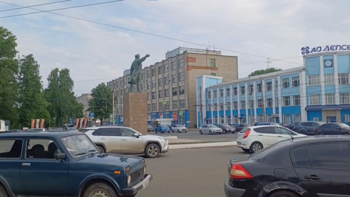 9 июня загруженность дорог в Кирове — 3 балла