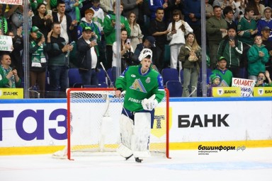 Уфимский хоккеист Семен Вязовой стал лучшим голкипером недели в КХЛ