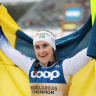 Швеция выиграла женскую лыжную эстафету на чемпионате мира в Тронхейме...
