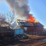 В Вятских Полянах загорелся дом