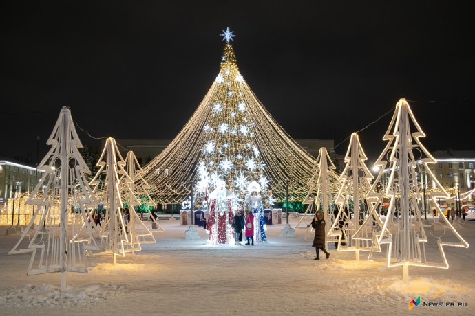 На следующей неделе в Кирове начнут украшать улицы к Новому году