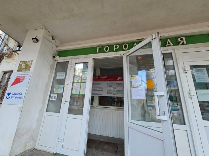 Первый этап капремонта поликлиники в Феодосии завершат летом