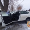 В Башкирии автомобиль сбил своего водителя и влетел в столб