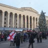 В Тбилиси отменили зажжение елки перед зданием парламента