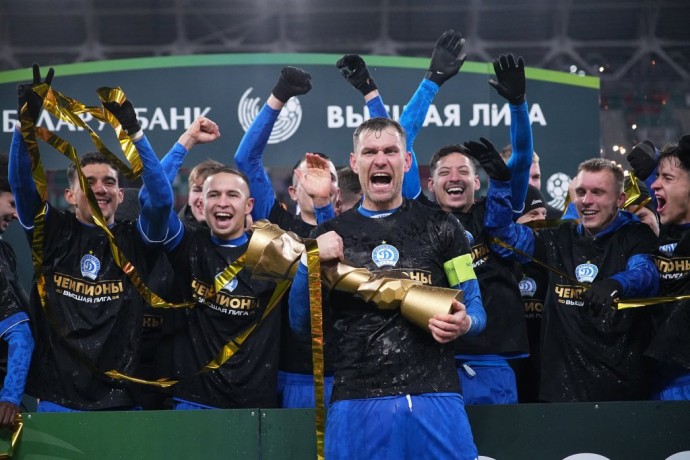 Футболисты «Динамо-Минск» в девятый раз стали чемпионами Беларуси
