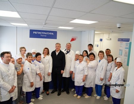 В башкирском селе Ургаза построили новую модульную участковую больницу