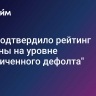 Fitch подтвердило рейтинг Украины на уровне "ограниченного дефолта"