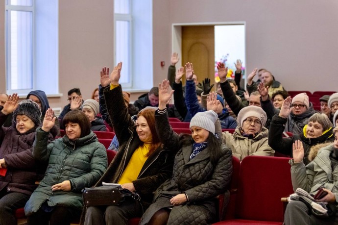 В поселке Мордвес прошла встреча с активными жителями