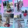 На юге Бурятии выбрали креативные ёлки