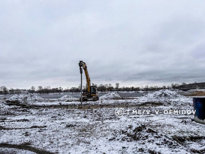 В Белгороде начали благоустраивать правый берег центрального пляжа