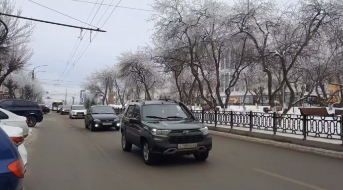 14 февраля загруженность дорог — 3 балла