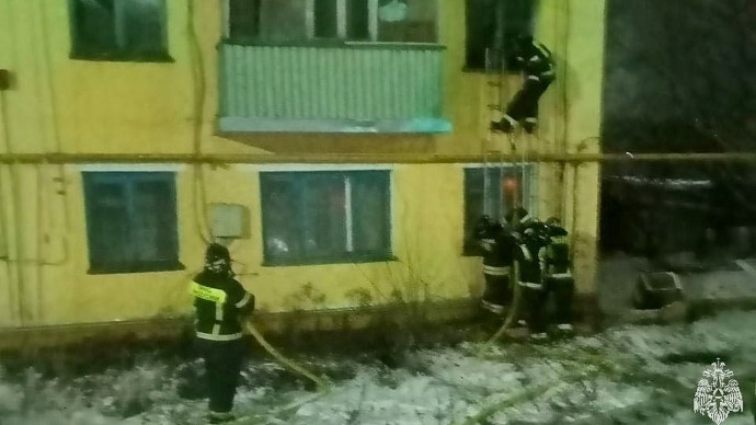 За сутки пожары произошли в Ефремове, Куркино, Апухтино