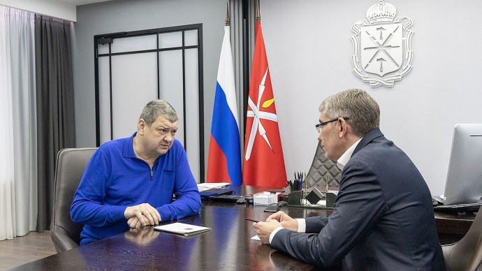 Дмитрий Миляев и Иван Приходько обсудили взаимодействие между Тулой и Горловкой