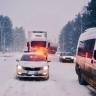 Ограничение для большегрузов и автобусов ввели на некоторых трассах Иркутской области из-за снегопада