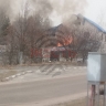 В Белгороде загорелся жилой дом