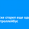 В Братске сгорел еще один новый троллейбус