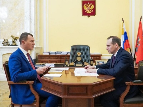 Артём Здунов и Михаил Дегтярёв обсудили развитие спортивной инфраструктуры Мордовии