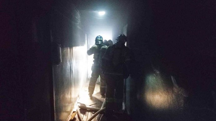 В Башкирии во время пожара сильно обгорел мужчина
