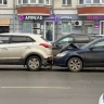 На Ленина столкнулись два авто