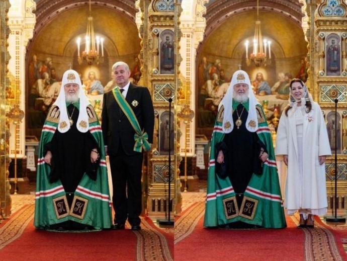 Патриарх Кирилл наградил Дарькина орденом