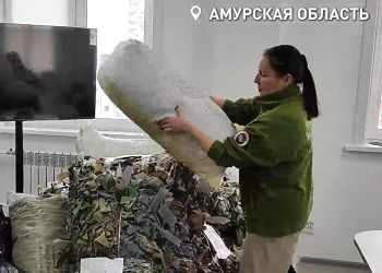 Амурские мастерицы изготовили более 20 маскировочных сетей