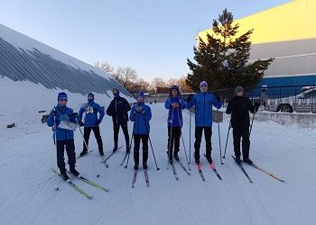 На «Юности» в Благовещенске оборудовали лыжную трассу