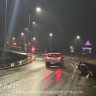 Под Калининградом легковушка устроила суматоху на трассе, вынудив другое авто затормозить и вылететь в кювет